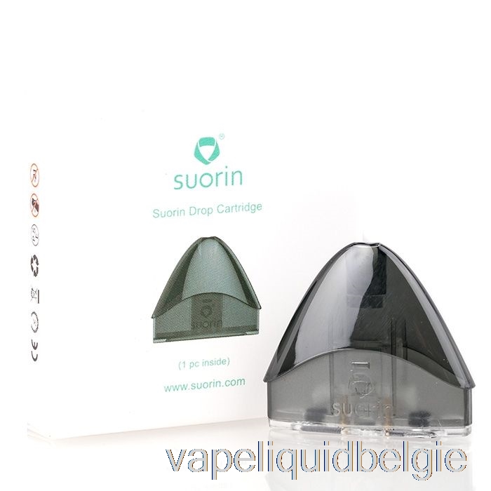 Vape Smaken Suorin Drop Vervangende Podcartridges, Verpakking Van Vijf Bundels - Zwart